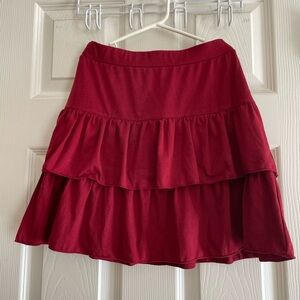 Uniqlo mini flare skirt - Red Women XS -S( kids XL)